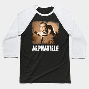 Nostalgic Noir Alphavilles Movie-Inspired Sci-Fi Iconic Fashion Graphic Tee Baseball T-Shirt